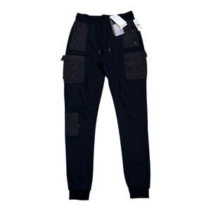 JOHN ELLIOTT SS19 Black Cargo Sweats Luxury Designer Jogger Pants Womens 2 - NWT